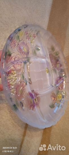 Менажница стеклянная