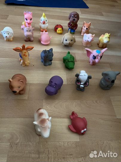 Резиновые игрушки животные