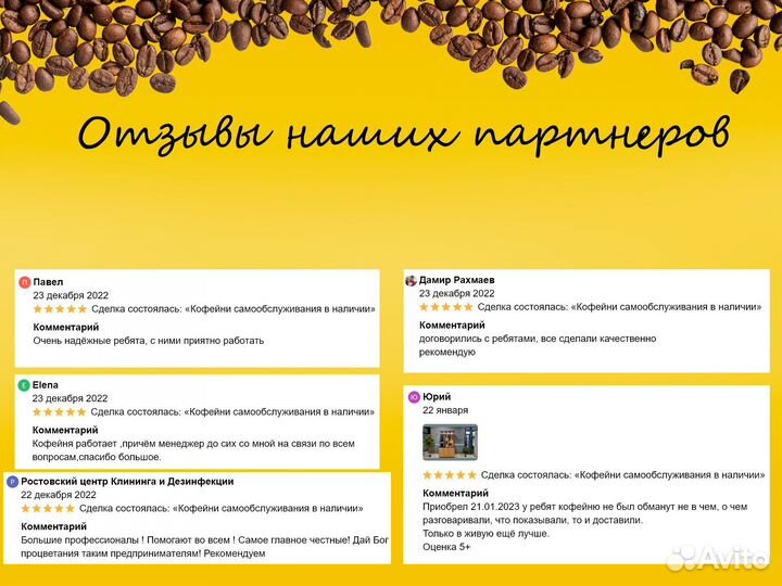 Прибыльный бизнес, своя кофейня самообслуживания