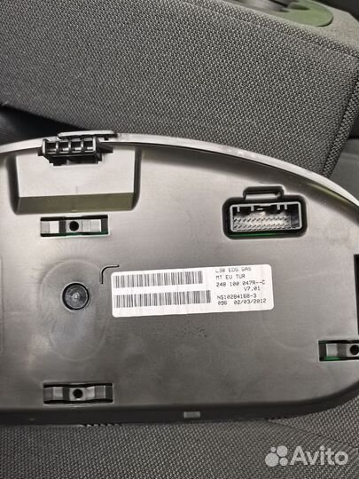 Щиток приборов renault fluence 1.6