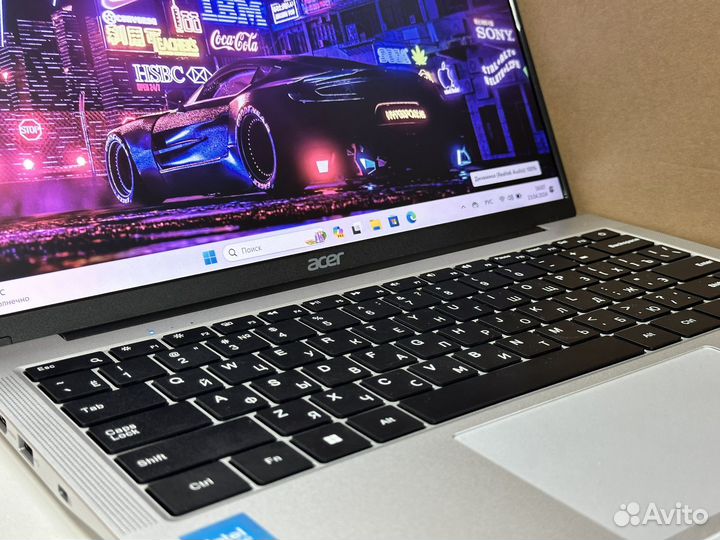 Ноутбук новый acer IPS озу 8gb DDR5