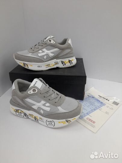 Кроссовки Premiata женские серые