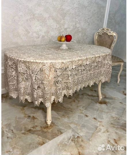 Скатерть ажурное кружевное плетение