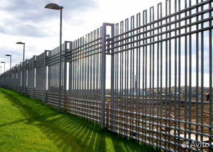 Забор сварной из профтрубы