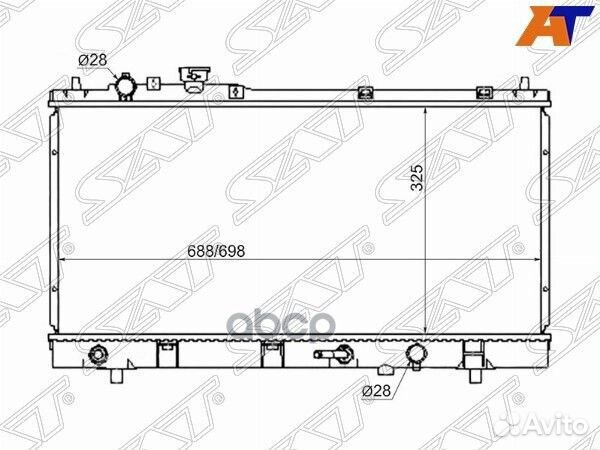 Радиатор Mazda 323 98-03 / Familia 98-08 / Fami