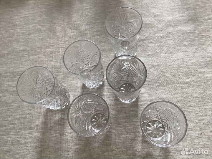 Стопки хрустальные СССР