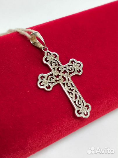 Серебряный крест проба 925 Арт.007377340124