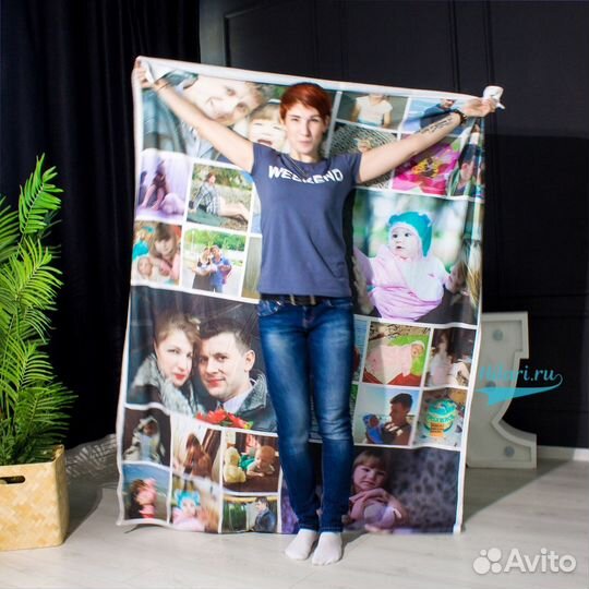 Плед с фото 200х220