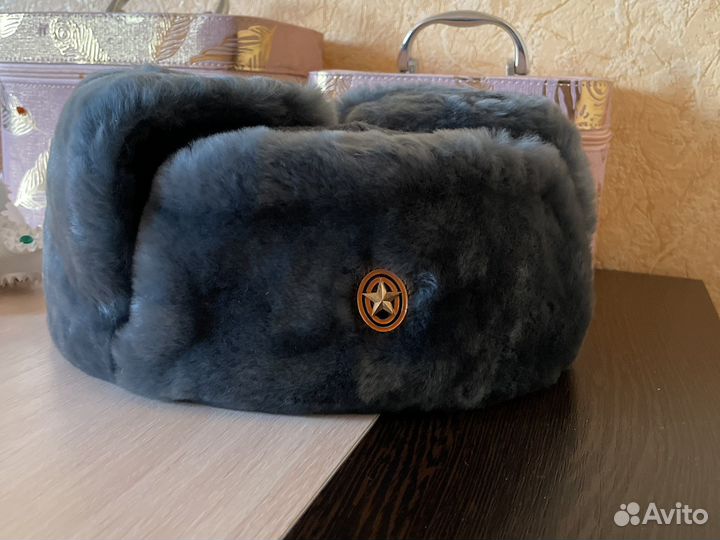 Мужская шапка военная