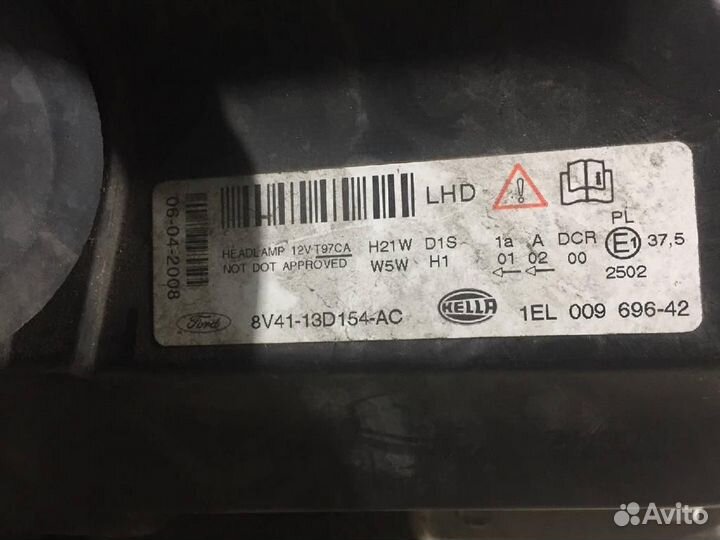 Фара правая Ford Kuga