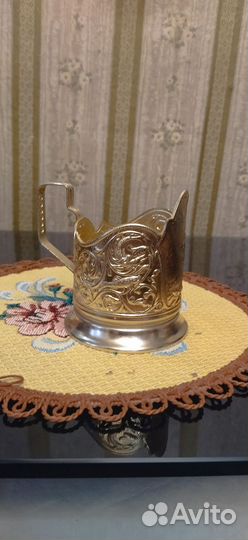 Подстаканник СССР Золотая рыбка