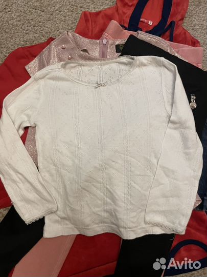 Вещи пакетом на девочку 104 110