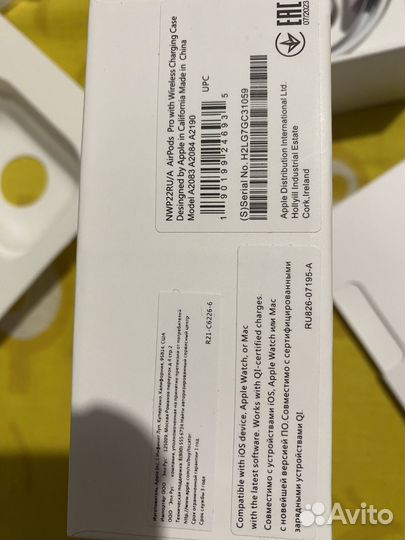 Беспроводные наушники apple airpods pro