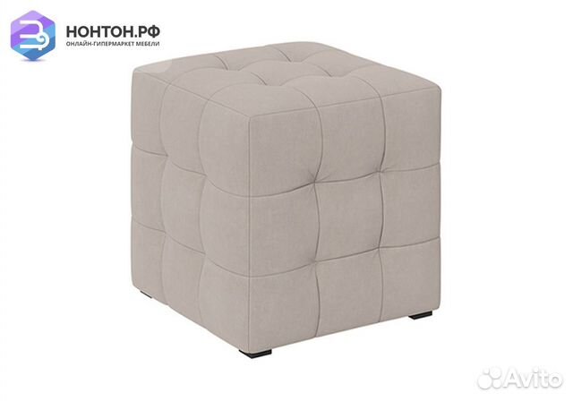 Пуф тип 1 мокко светлый