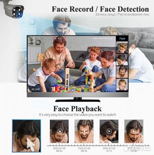 Система видеонаблюдения (6 камер)