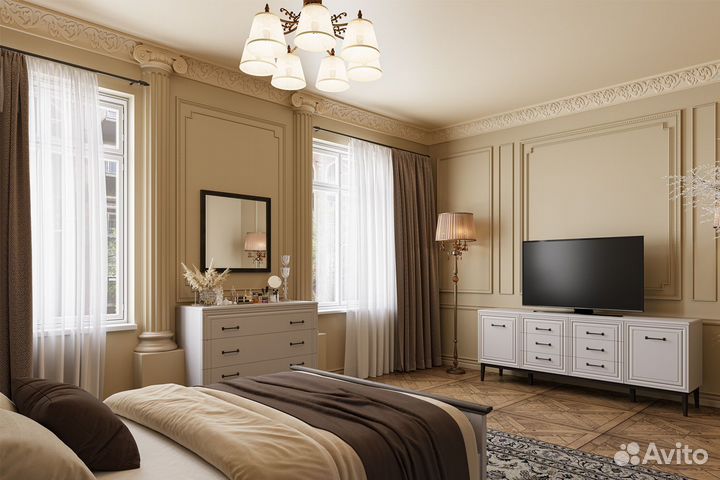 Шкаф Гориция шр-3 Лён