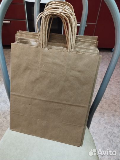 Крафт пакеты крафт коробки большие и маленькие