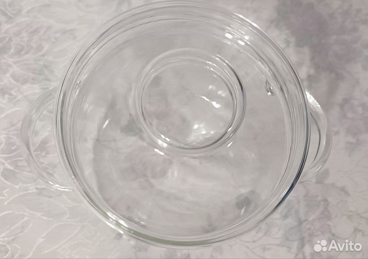 Кастрюля стеклянная