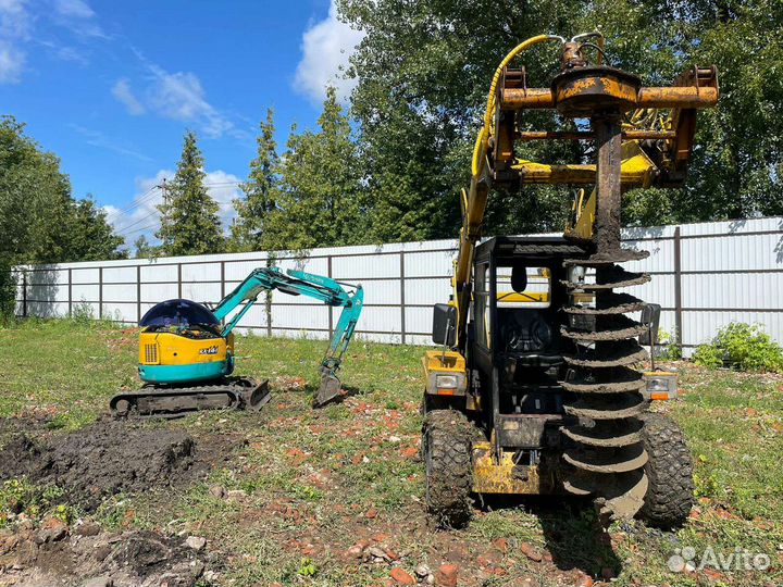 Бурение под фундамент