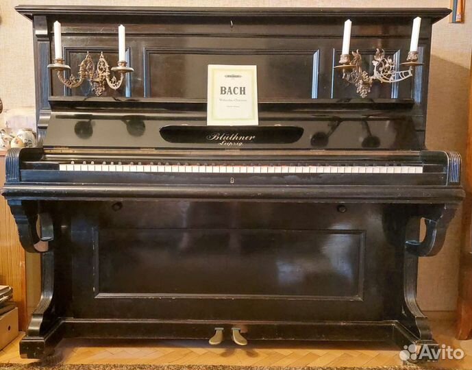 Антикварное пианино Bluthner, Германия, 1902 год
