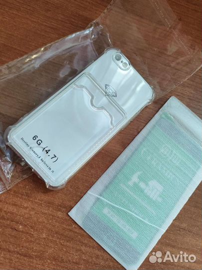 Чехол на iPhone 6 и стекло