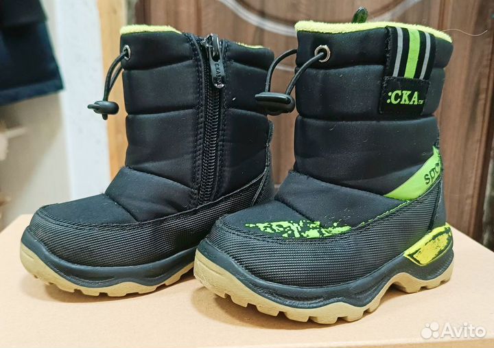 Зимние сапожки, размер 22