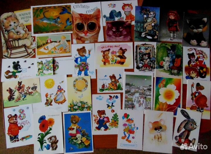 Открытки СССР С Новым годом и др, календарики