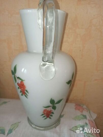 Кувшин Молочное стекло 50е года