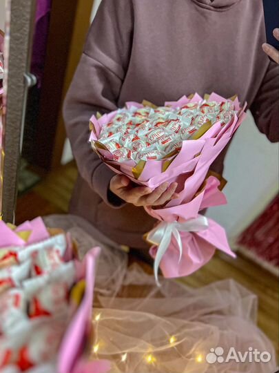 Букет из роз и Раффаэлло