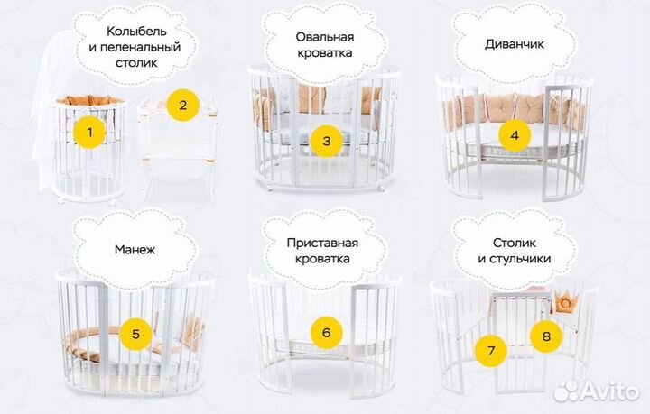 Детская кроватка