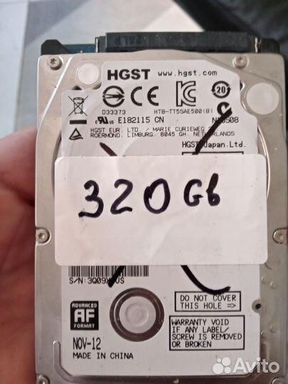 Hdd hgst 320 gb