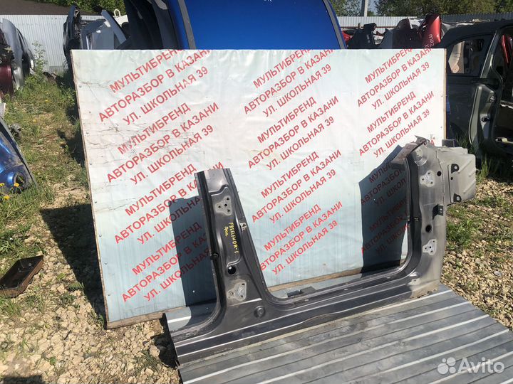 Лонжерон порог правый со стойками Freelander I 2.5