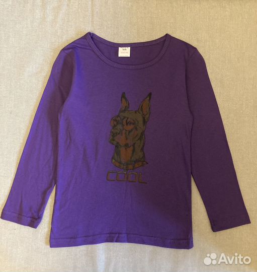 Новый лонгслив для девочек 110р