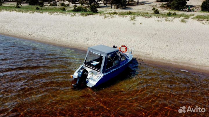 Лодка King Fisher kf 560 мотор suzuki 140 прицеп