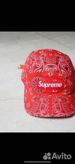 Кепка Supreme Bandana Camp Cap