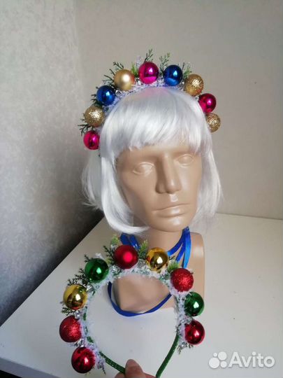 Ободок новогодний 