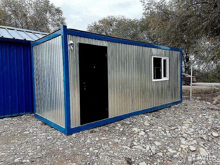 Бытовка из профлиста 6x2.4