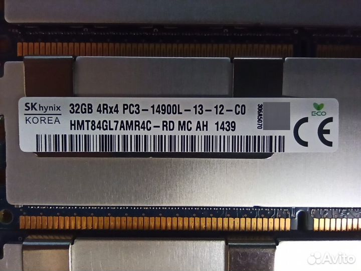 Серверная память 32Gb Samsung, Hynix, Micron