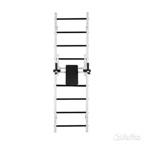 Брусья-пресс со стойкой под штангу на шс цв. белый