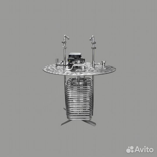 Крышка с узлом вращения для мешалки, пвк 50, 75 л