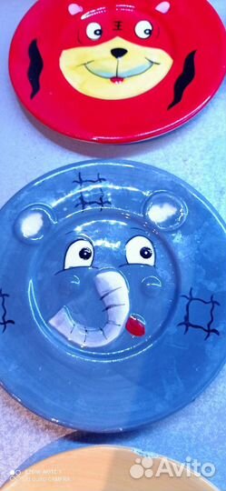 Детские тарелочки и набор для роллов Сакура