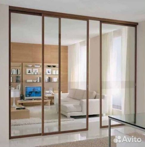 Раздвижные системы, межкомнатные перегородки