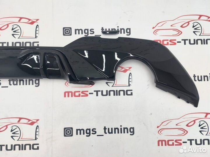 Диффузор BMW 3 Series G20 MP Competition Черный