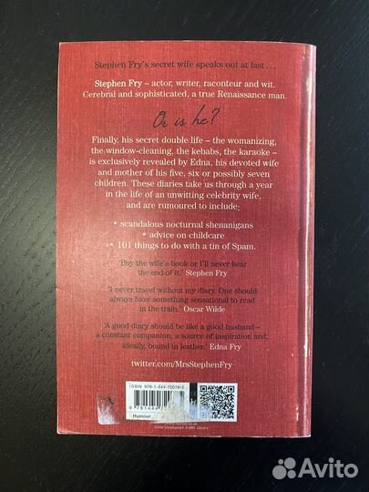 Mrs Fry’s Diary by Stephen Fry