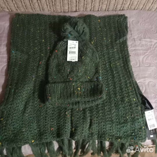 Женский шарф и шапка