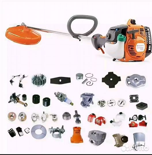 Запчасти на китайские бензотримеры