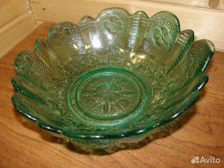 Цветное стекло посуда винтаж СССР