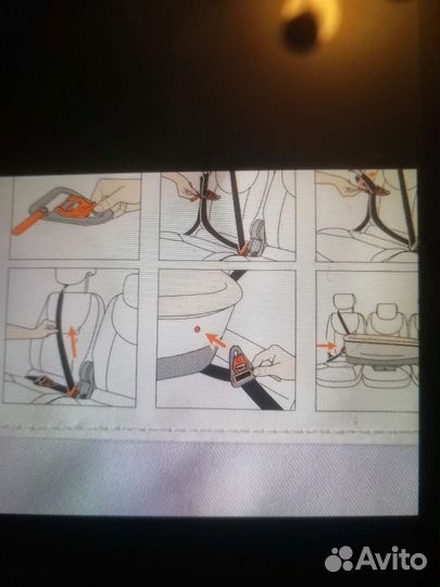 Комплект ремней для люльки в автомобиль