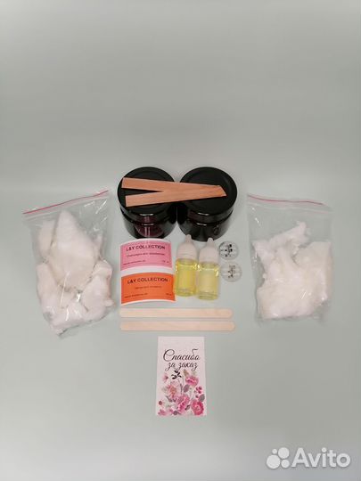 Набор для изготовления свечей, натуральный воск