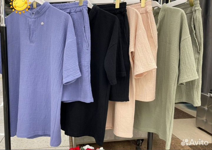 Костюм с шортами мужской